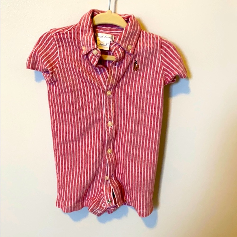 Fancy red Polo for baby Boy 6mo